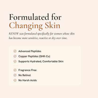 Peptide RENEW Serum - Copper Glow Co.